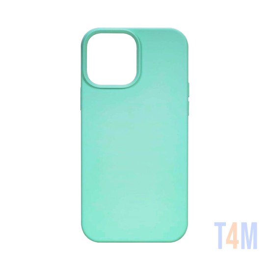 Capa de Silicone para Apple iPhone 15 Verde Mar